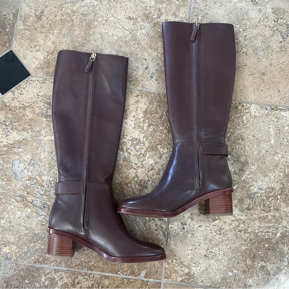 🌺NWT Tory Burch Sofia Riding Boot Brown Size 6 - Picture 5 of 8